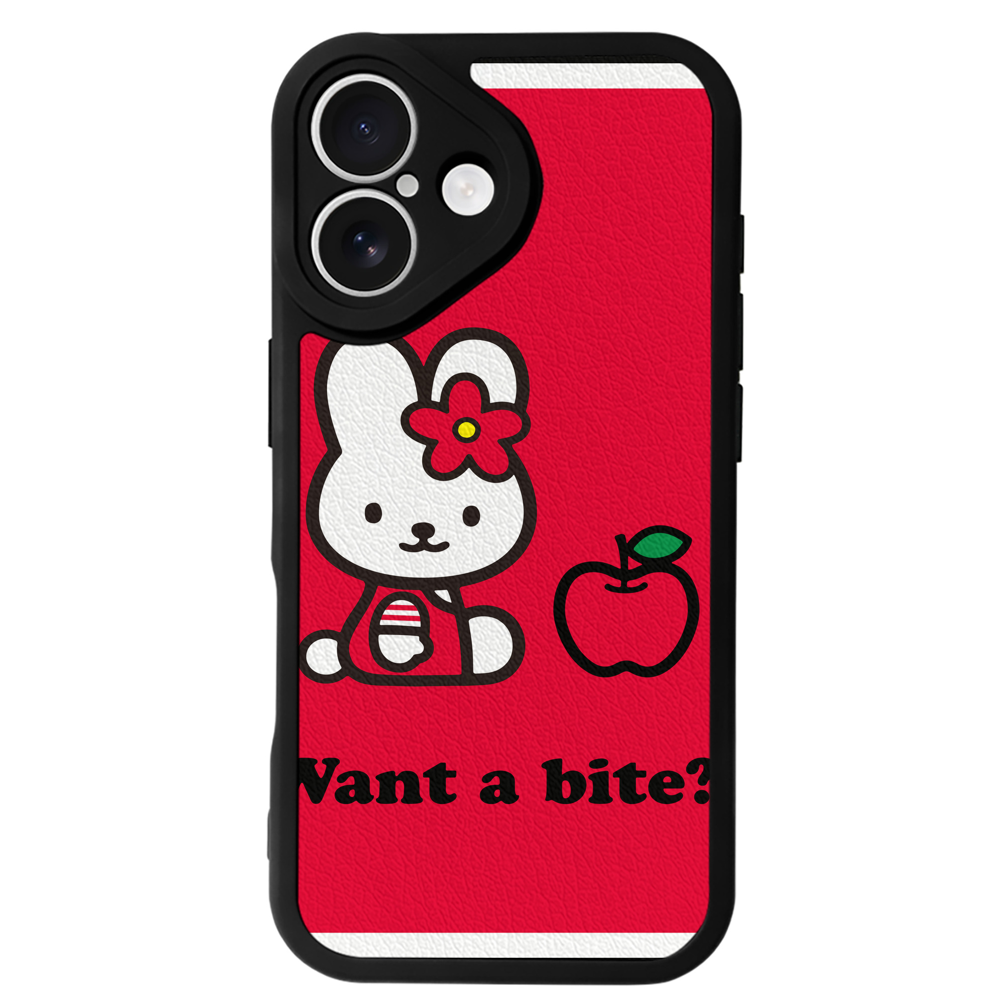 （画像用） Hello Kitty ハローキティ 【iPhone 16シリーズ対応】シリコンスマホケース（レザー調） 材質：シリコン